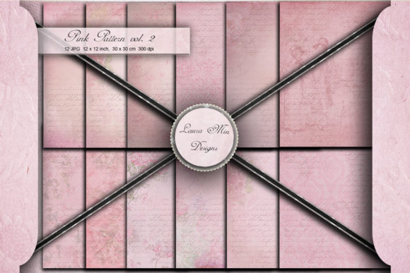 Download PINK PATTERN VOL. 2 SCRAPBOOK 12x12 Inch - 12x12 inch Collection