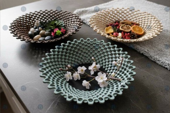 Download Laser Cut Overlap Bowl SVG Template - Bowl Collection