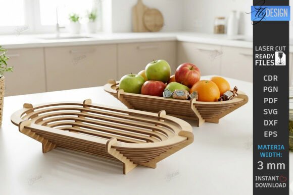 Download Wooden Layered Contour Bowl Laser Cut - Bowl Collection