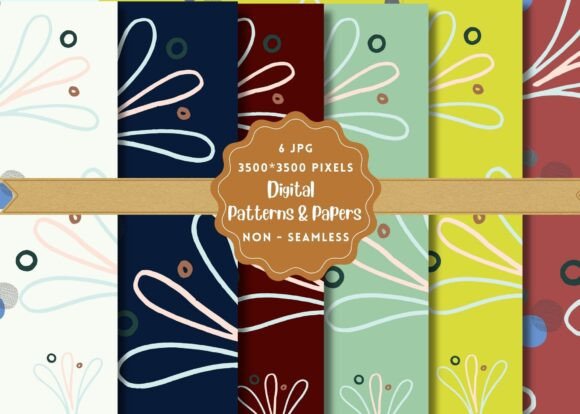 Download Whimsical Digital Paper Patterns - Whimsical digital paper Collection